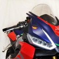 New Rage Cycles (NRC) Aprilia RS 660 Front Mirror Block-off Turn Signal Kit